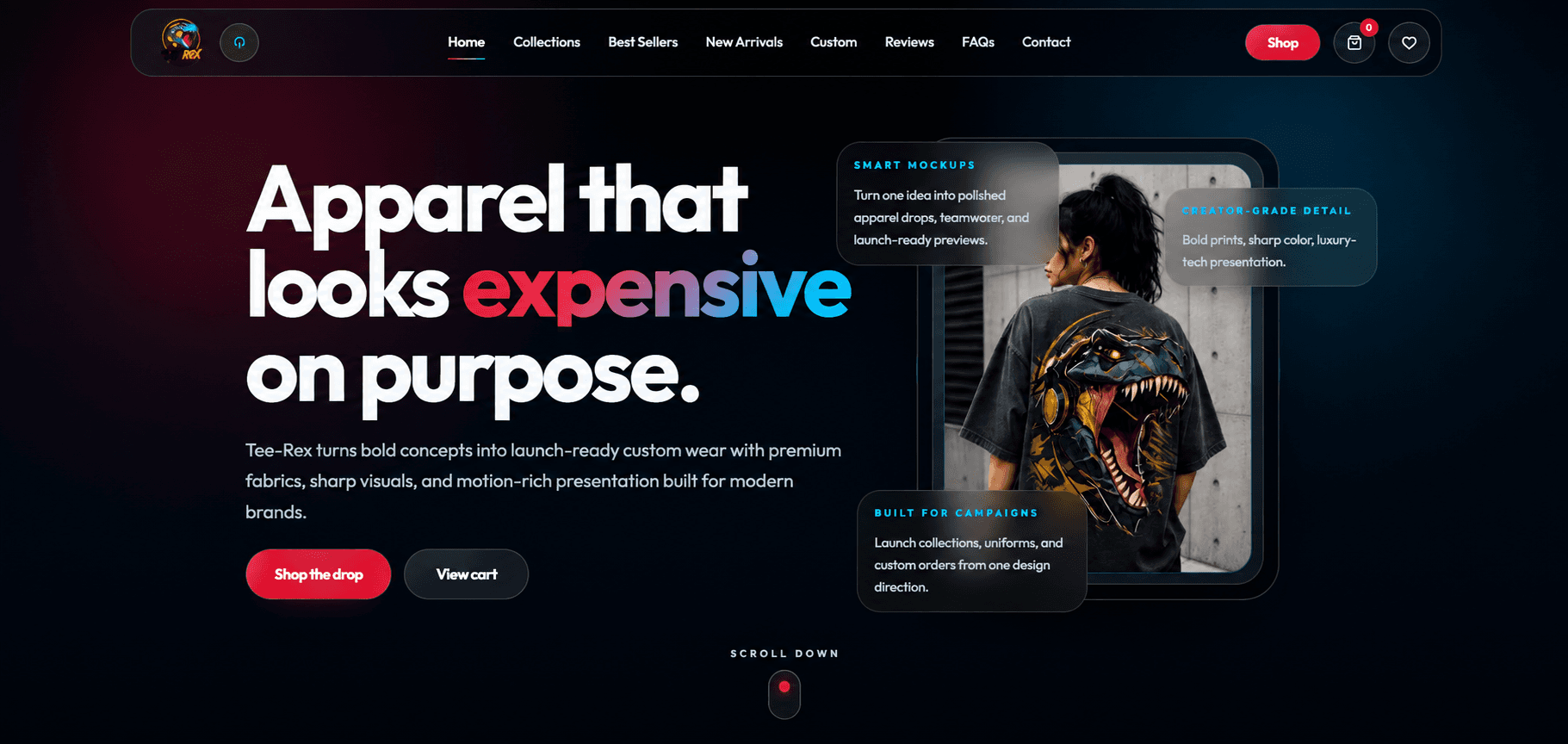 TeeRex — project screenshot